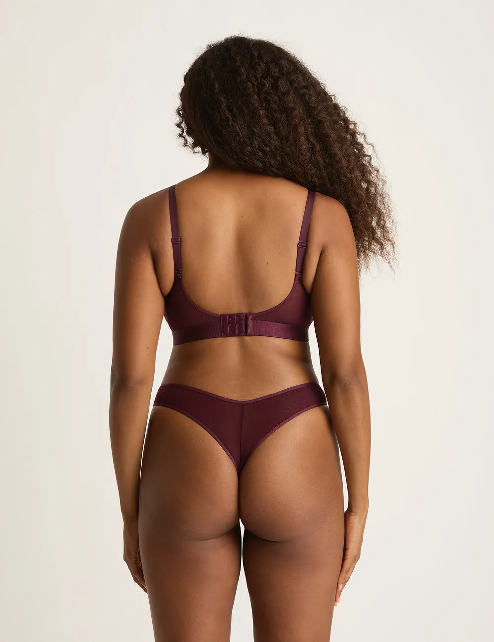 FreeMesh Full Bust Wireless Bra - Fig sold by Boody Eco Wear product image thumbnail 3