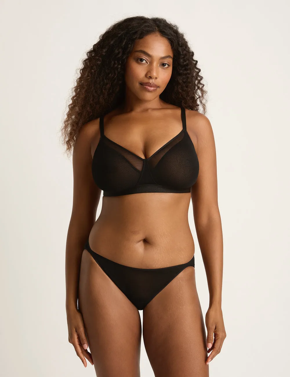FreeMesh Full Bust Wireless Bra - Black sold by Boody Eco Wear product image thumbnail 2