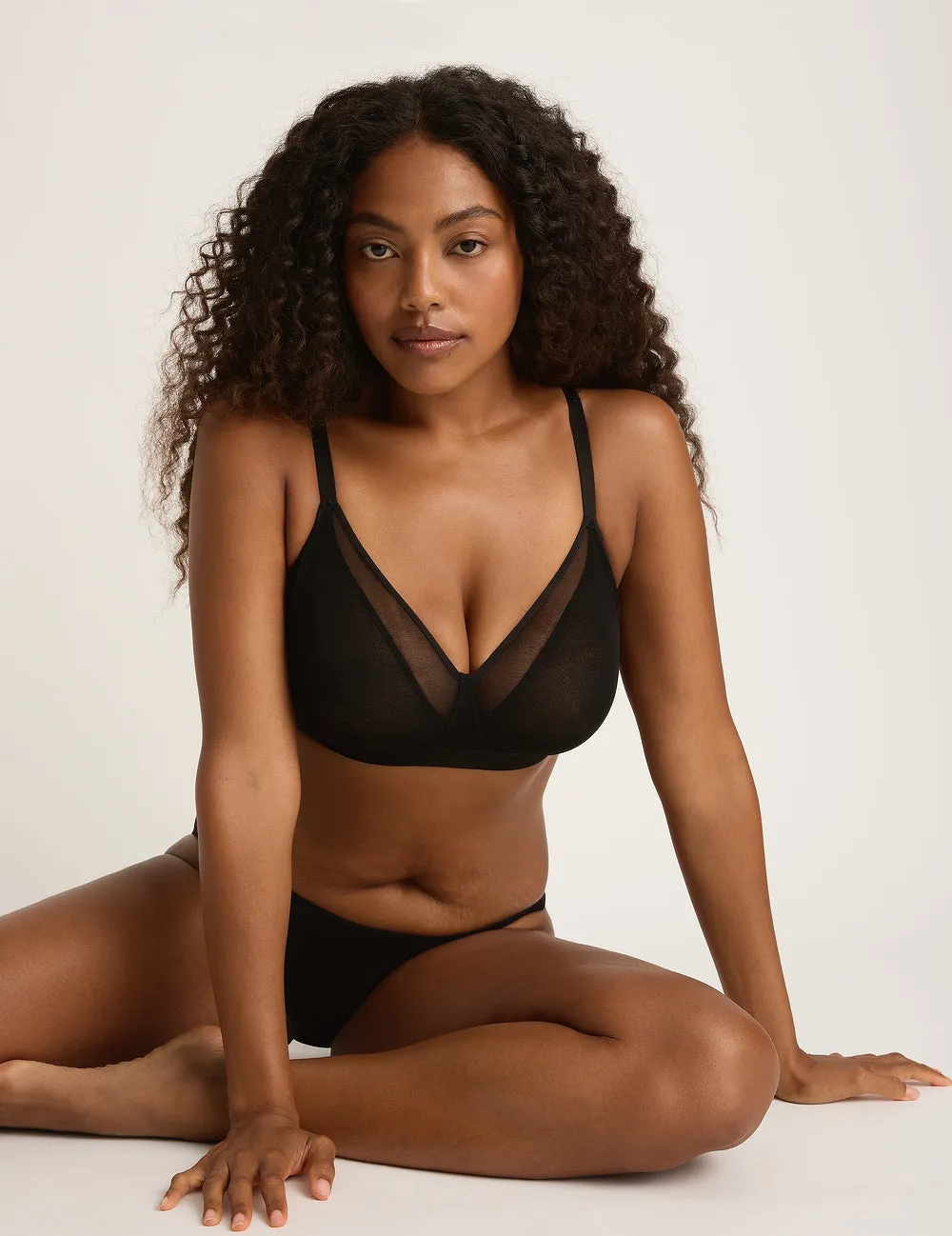 FreeMesh Full Bust Wireless Bra - Black sold by Boody Eco Wear product image thumbnail 5