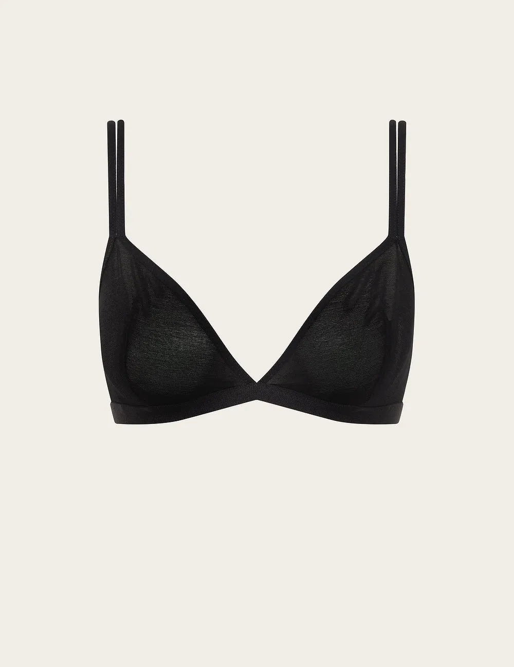 FreeMesh Triangle Bralette - Black sold by Boody Eco Wear