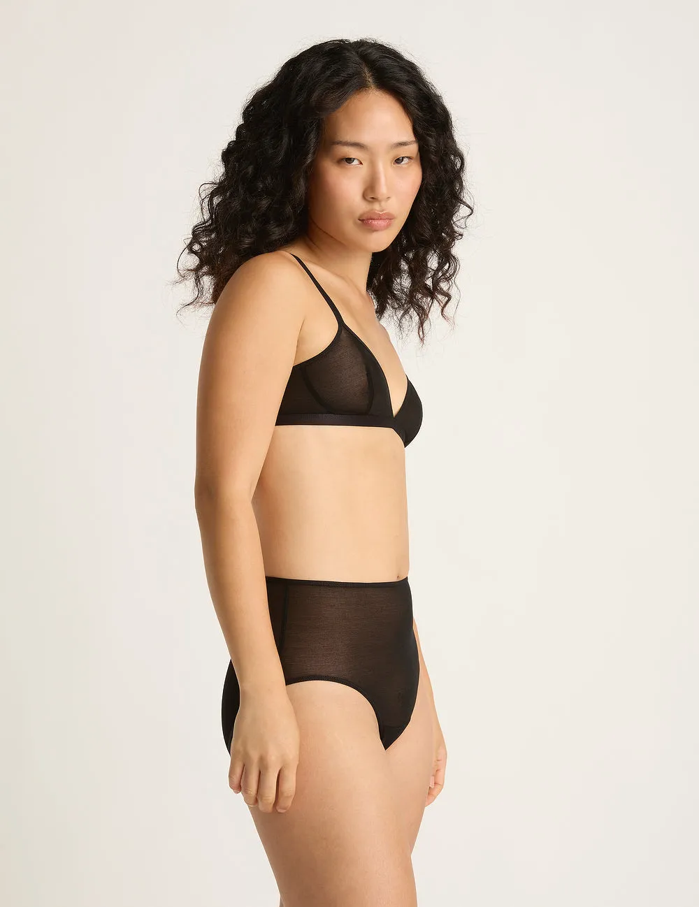 FreeMesh Triangle Bralette - Black sold by Boody Eco Wear product image thumbnail 4