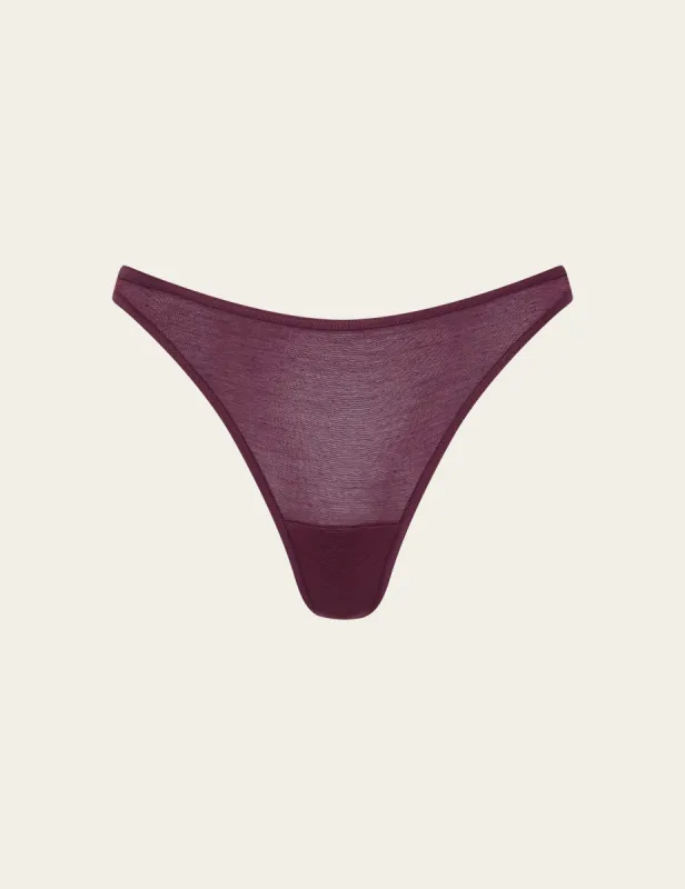 FreeMesh Bikini - Fig sold by Boody Eco Wear