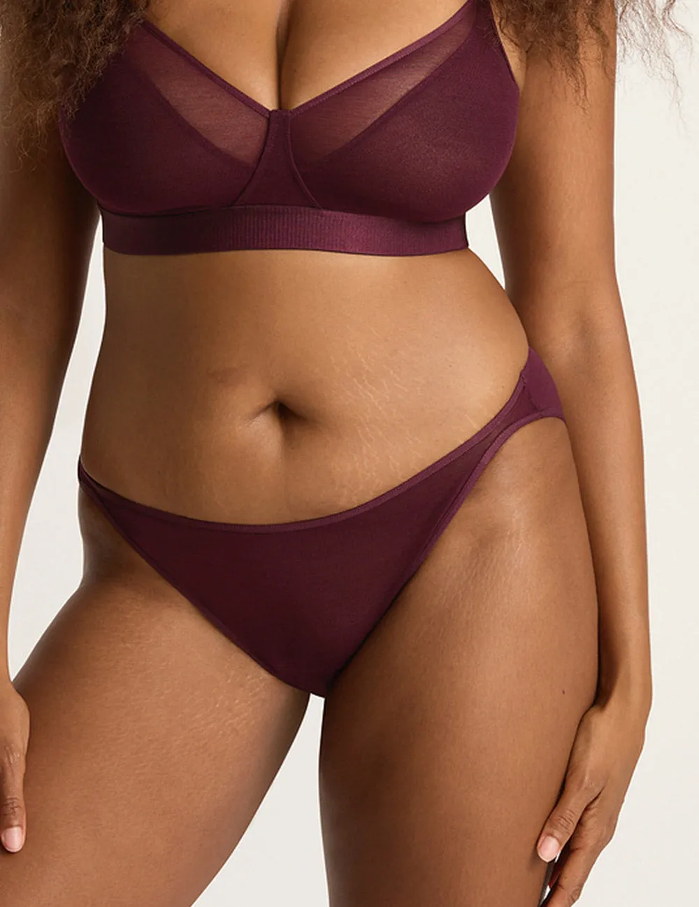 FreeMesh Bikini - Fig sold by Boody Eco Wear product image thumbnail 2