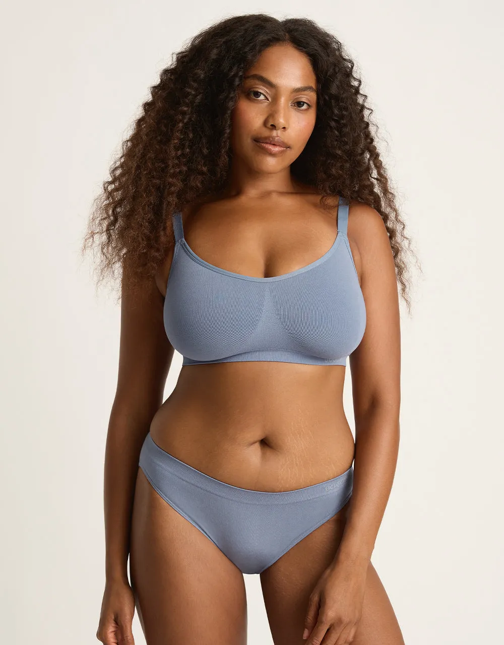 Classic Bikini - Dusty Blue sold by Boody Eco Wear product image thumbnail 2