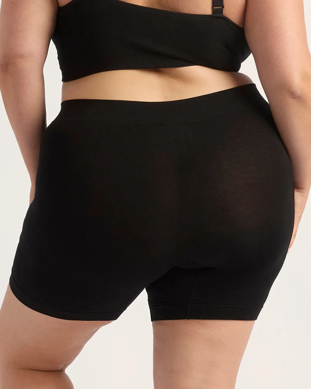 Seamfree Undershorts with Pocket 6" - Black sold by Boody Eco Wear product image thumbnail 2