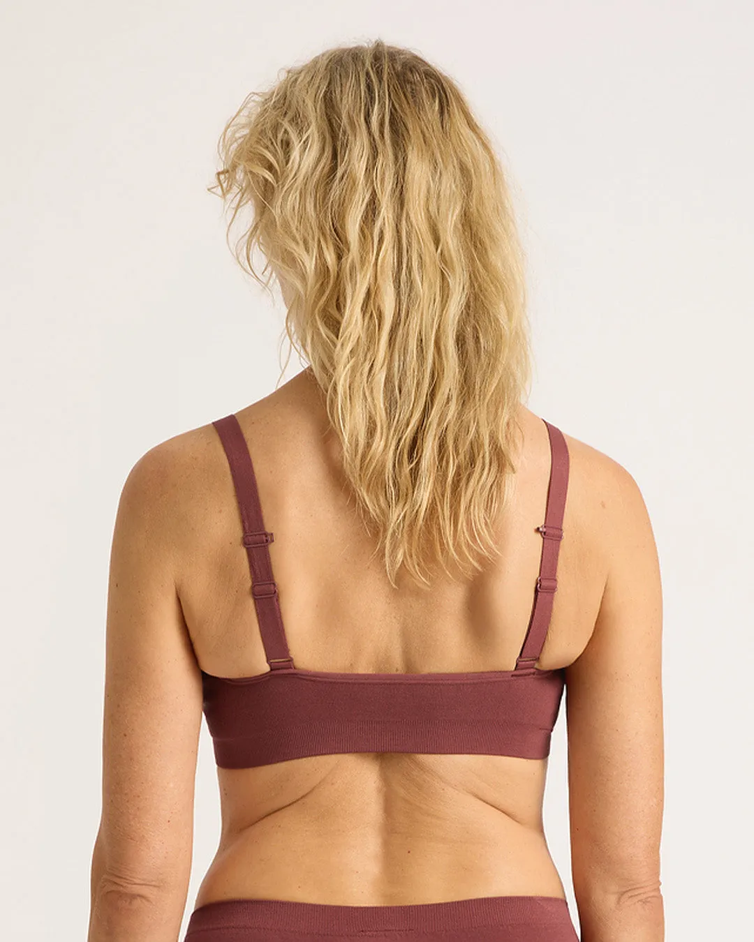 Wireless Full Bust T-Shirt Bra - Rosewood sold by Boody Eco Wear product image thumbnail 3
