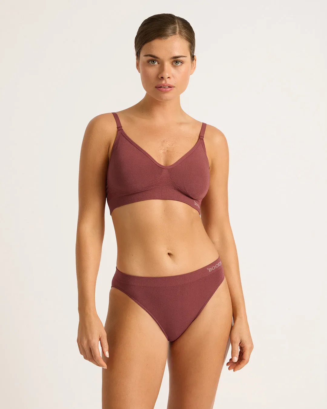 Classic Bikini - Rosewood sold by Boody Eco Wear product image thumbnail 4