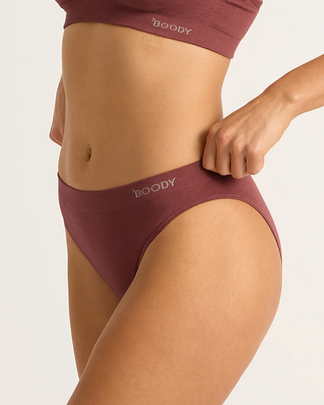 Classic Bikini - Rosewood sold by Boody Eco Wear product image thumbnail 2