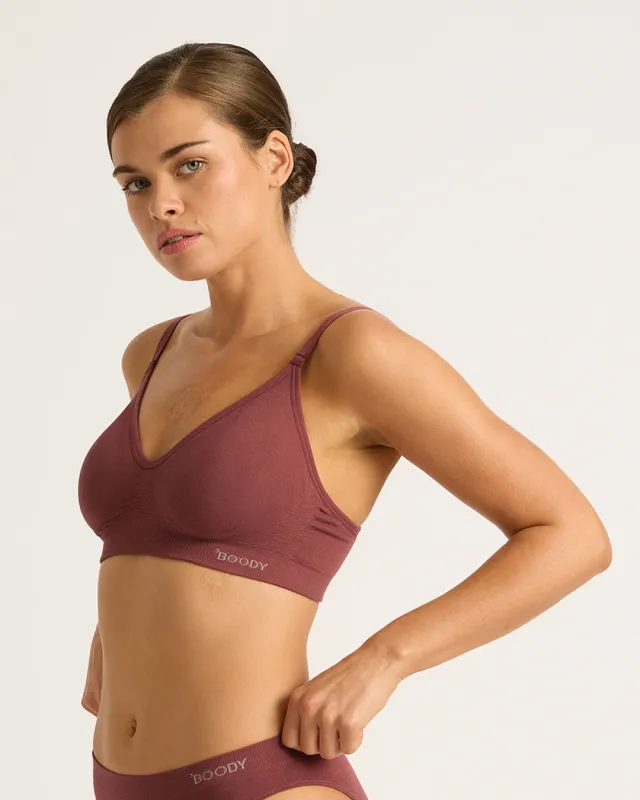 Wireless T-Shirt Bra - Rosewood sold by Boody Eco Wear