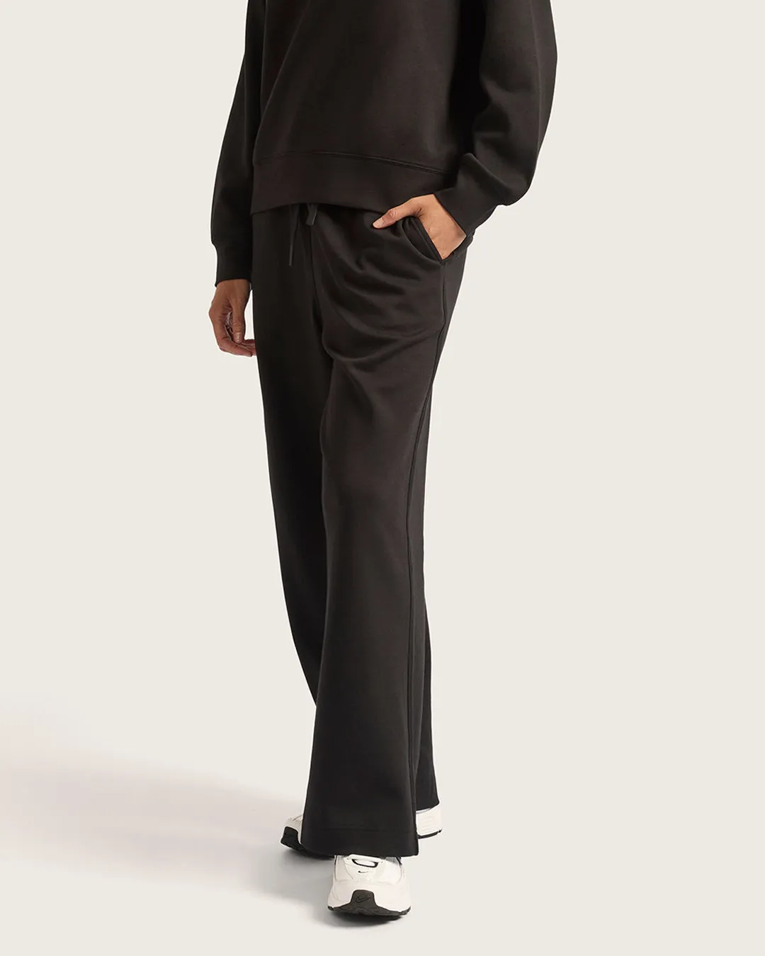 Women's Straight Leg Sweat Pants - Black sold by Boody Eco Wear product image thumbnail 3