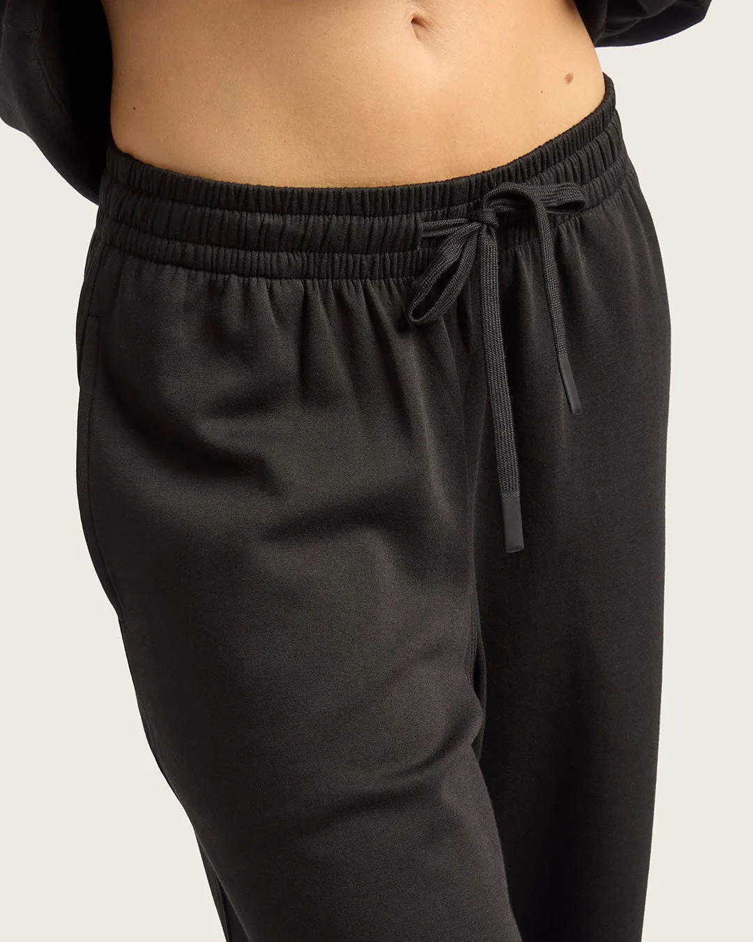 Women's Straight Leg Sweat Pants - Black sold by Boody Eco Wear product image thumbnail 5