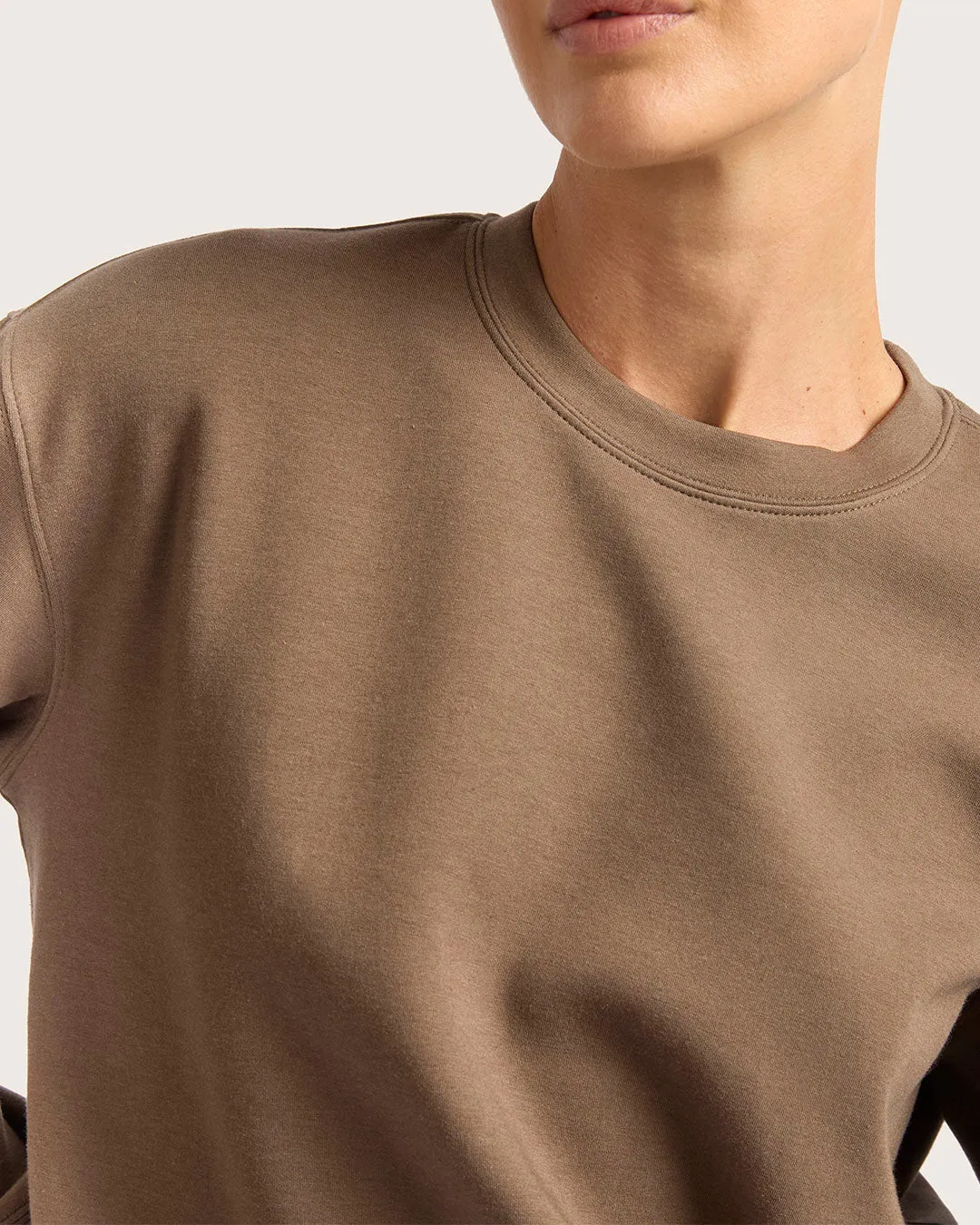 Women's Crew Neck Sweater - Oyster sold by Boody Eco Wear product image thumbnail 5