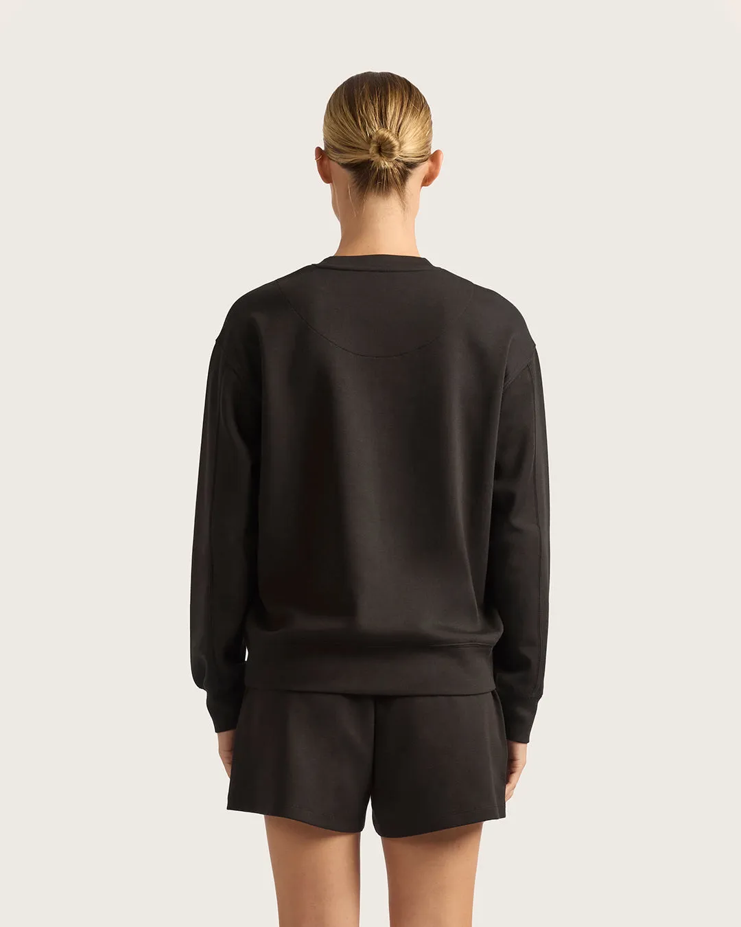 Women's Crew Neck Sweater - Black sold by Boody Eco Wear product image thumbnail 4
