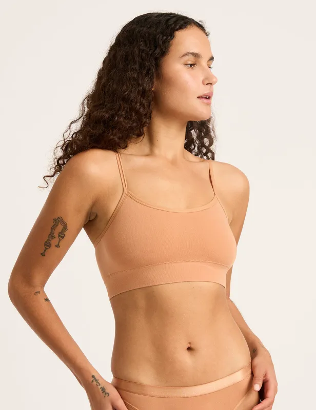 LYOLYTE Racerback Bralette - Dune sold by Boody Eco Wear