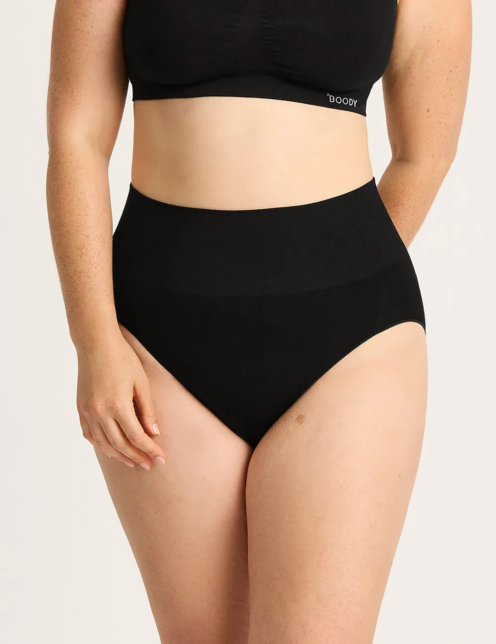 Shaper High Cut Full Briefs - Black sold by Boody Eco Wear product image thumbnail 3