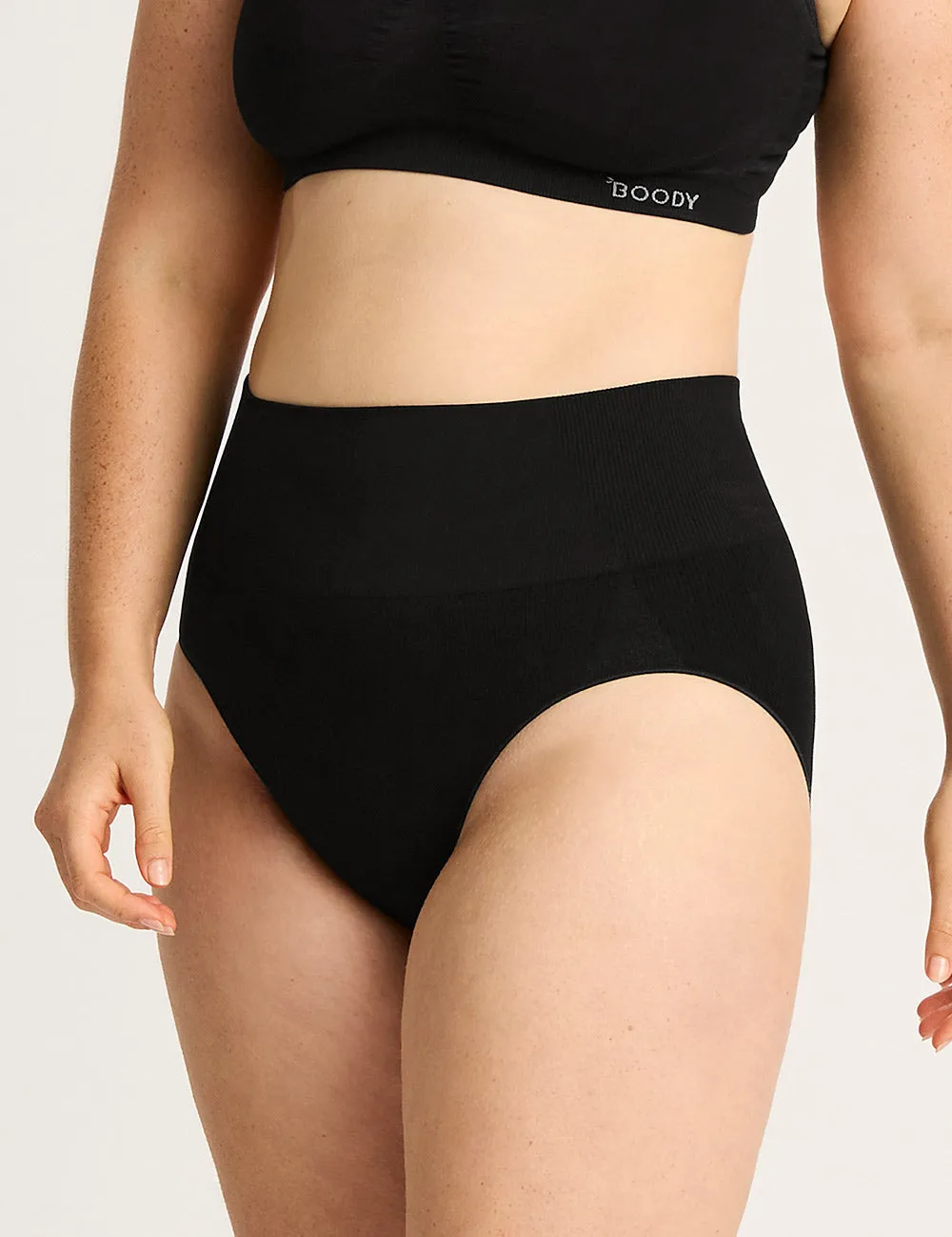 Shaper High Cut Full Briefs - Black sold by Boody Eco Wear product image thumbnail 4
