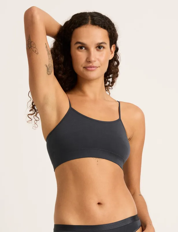 LYOLYTE Racerback Bralette - Storm sold by Boody Eco Wear
