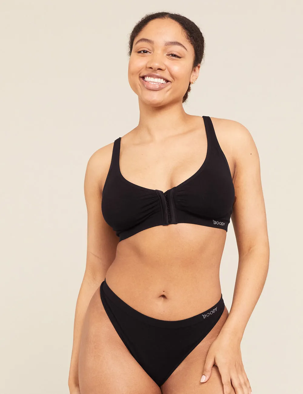 Post Surgery Bra - Black sold by Boody Eco Wear