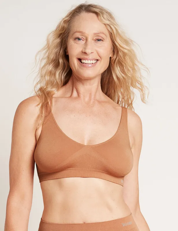Seamfree Crop Bra - Dune sold by Boody Eco Wear