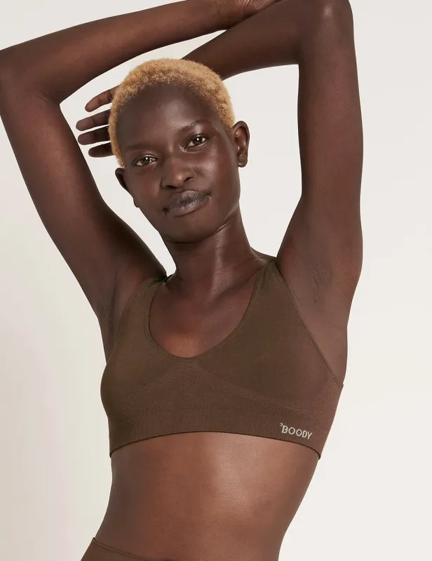 Seamfree Crop Bra - Clove sold by Boody Eco Wear