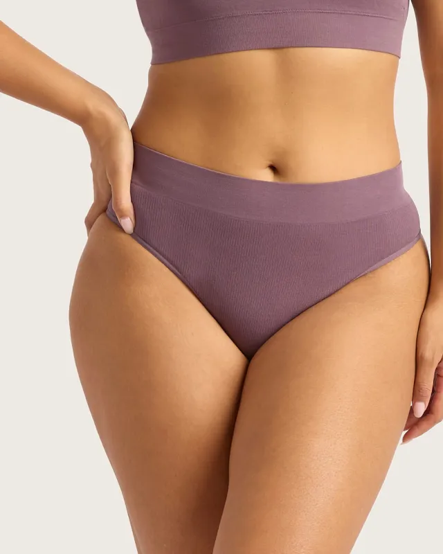 LYOLYTE High Waist G-String - Wisteria sold by Boody Eco Wear