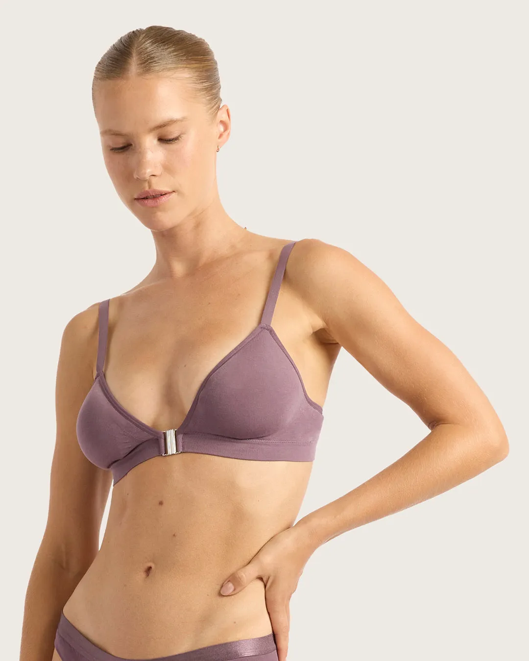LYOLYTE Padded Bralette - Wisteria sold by Boody Eco Wear product image thumbnail 3