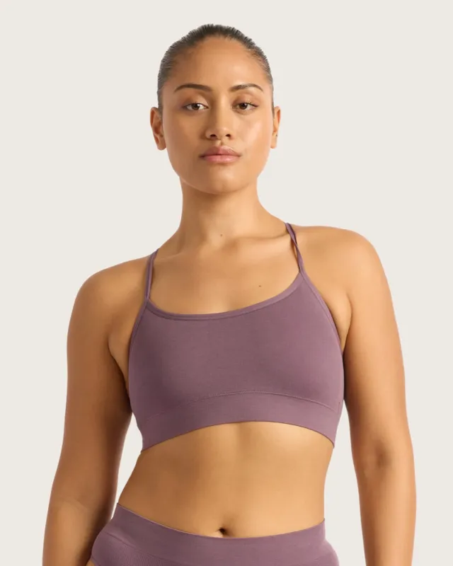 LYOLYTE Racerback Bralette - Wisteria sold by Boody Eco Wear