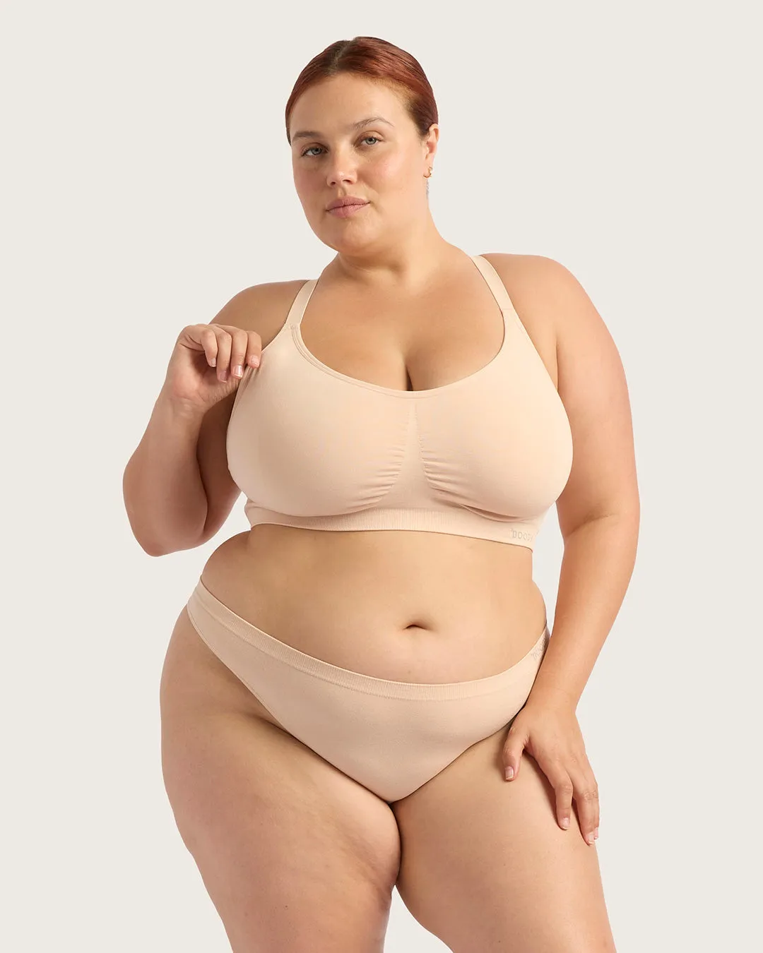 Full Bust Wireless Racerback Bra - Shell sold by Boody Eco Wear product image thumbnail 5