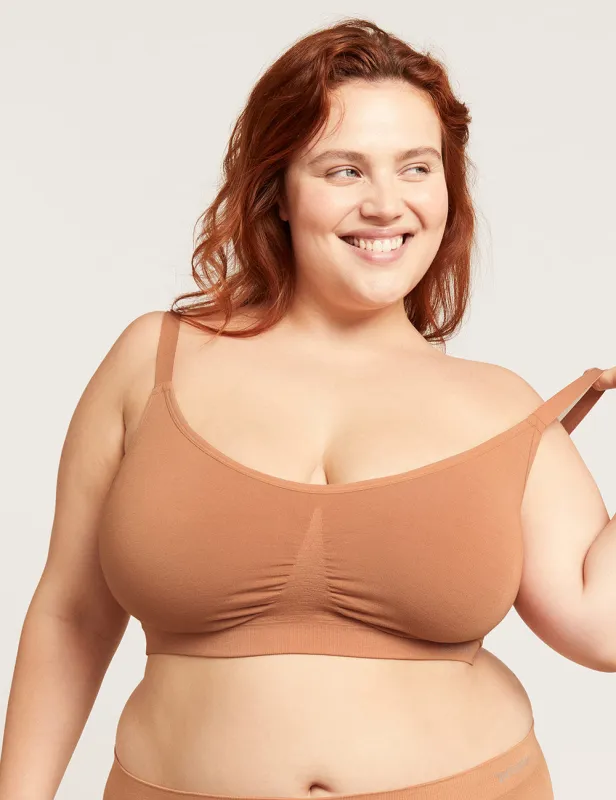Full Bust Wireless Bra - Dune sold by Boody Eco Wear