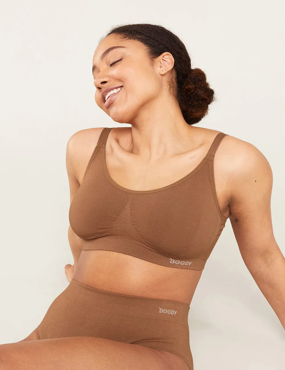 Full Bust Wireless Bra - Maple sold by Boody Eco Wear product image thumbnail 4