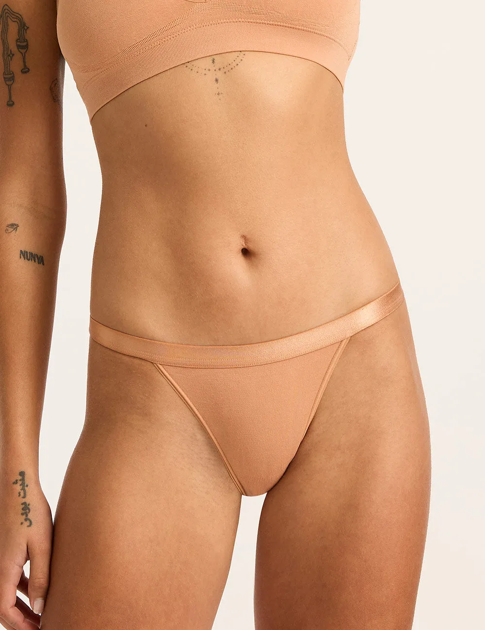 LYOLYTE Hi-Cut Bikini - Dune sold by Boody Eco Wear