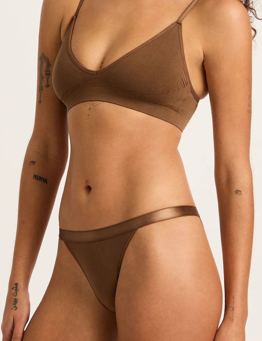 LYOLYTE Hi-Cut Bikini - Clove sold by Boody Eco Wear product image thumbnail 3