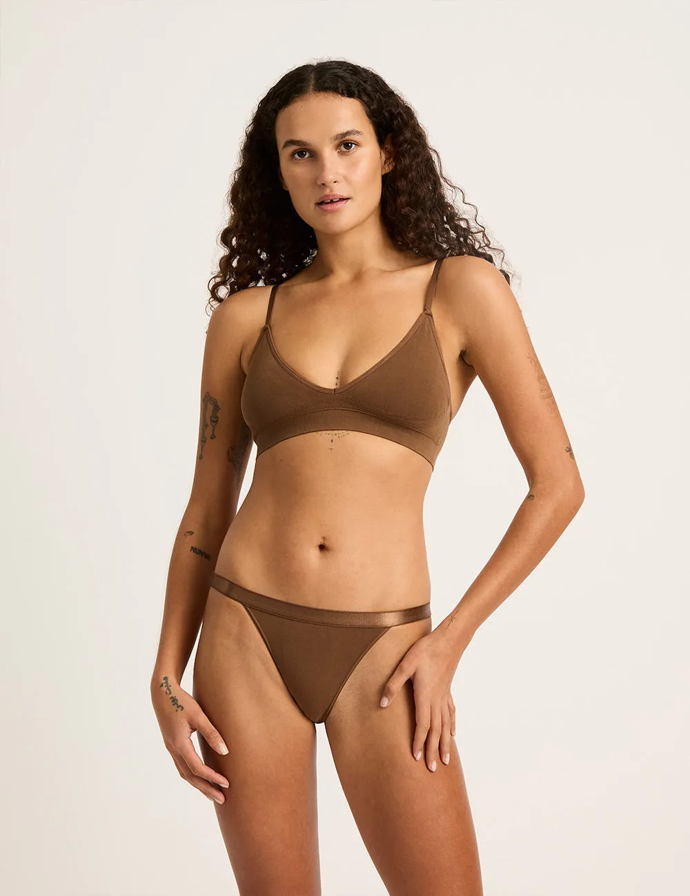 LYOLYTE Hi-Cut Bikini - Clove sold by Boody Eco Wear product image thumbnail 2