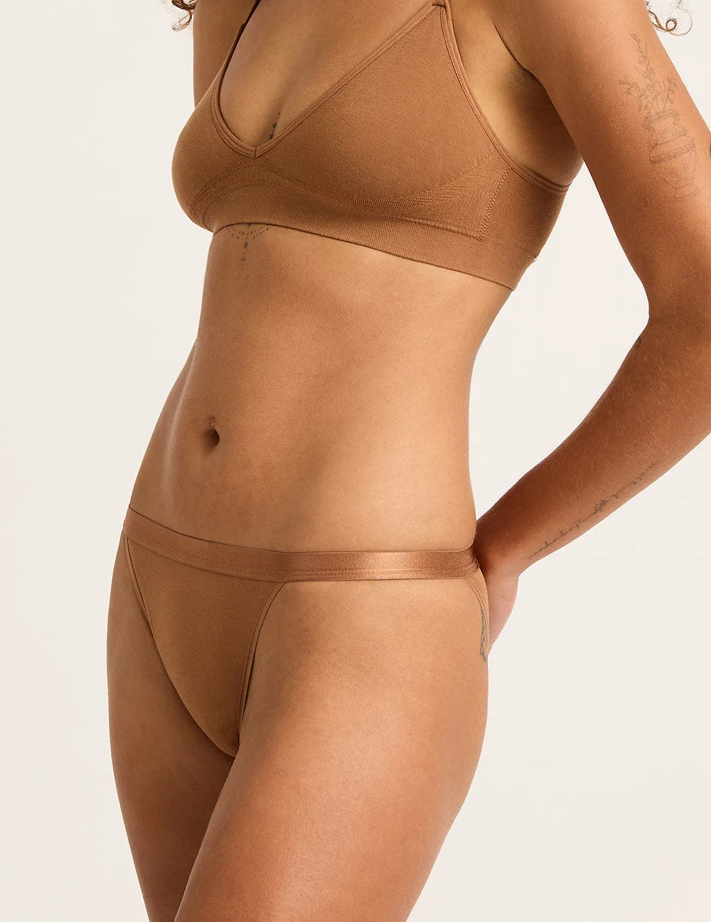 LYOLYTE Hi-Cut Bikini - Maple sold by Boody Eco Wear product image thumbnail 3