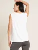 Women's Active Muscle Tank Top - White sold by Boody Eco Wear