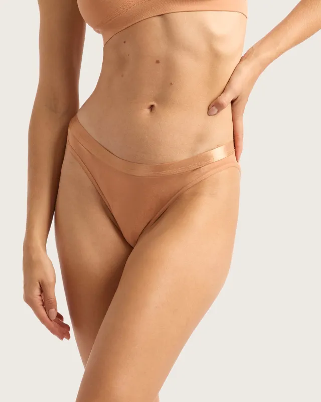 LYOLYTE Hipster Bikini - Dune sold by Boody Eco Wear