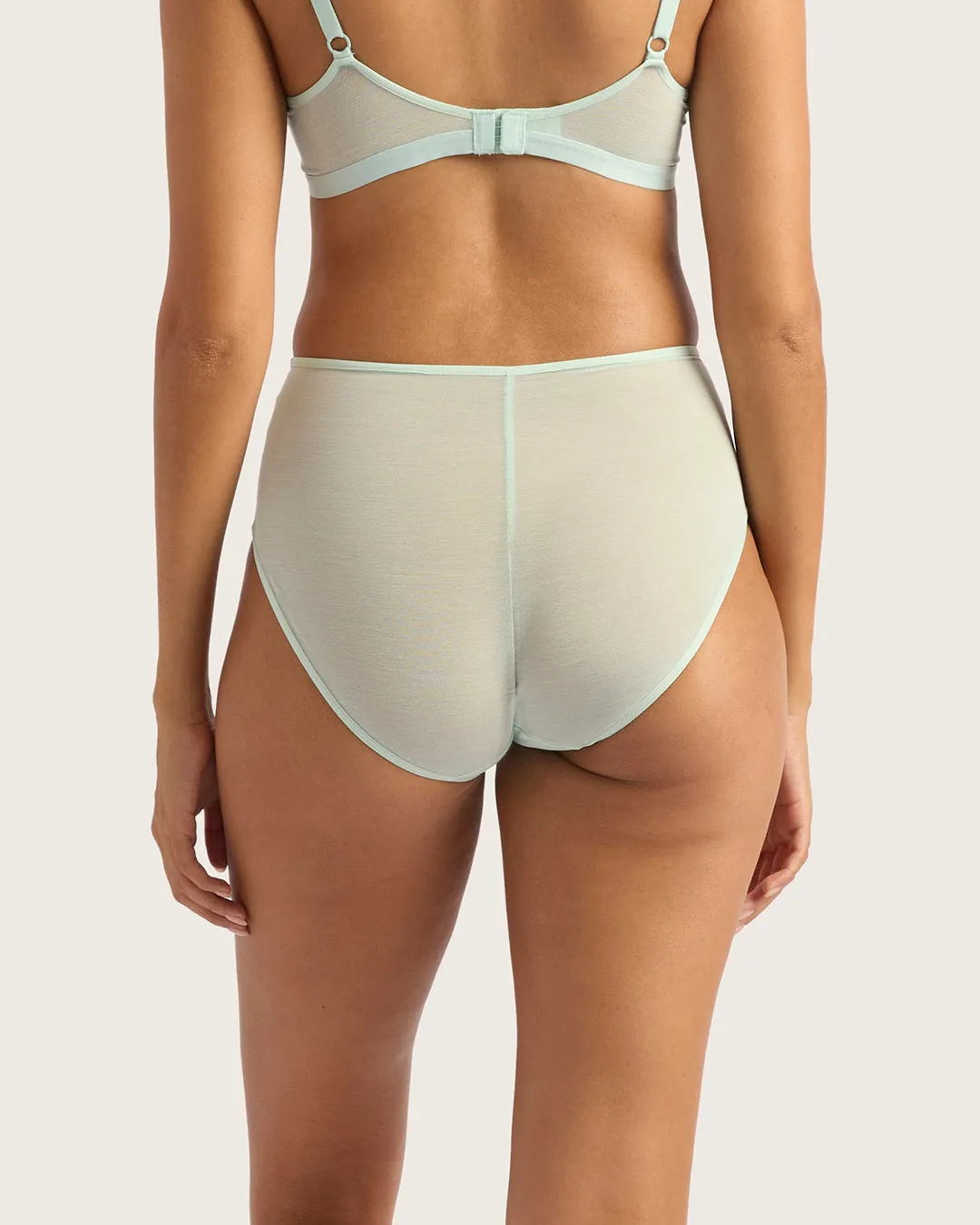 FreeMesh High-Cut Full Briefs - Mint sold by Boody Eco Wear product image thumbnail 2