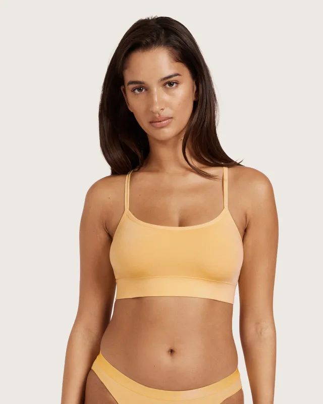 LYOLYTE Racerback Bralette - Mango sold by Boody Eco Wear