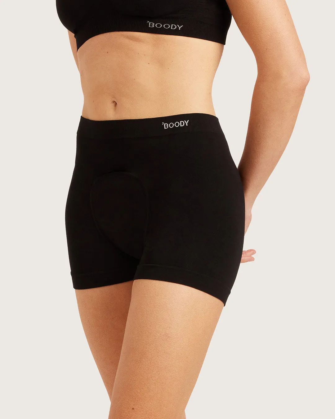 Period & Leak Proof - Undershorts 3" - Moderate - Black sold by Boody Eco Wear product image thumbnail 3