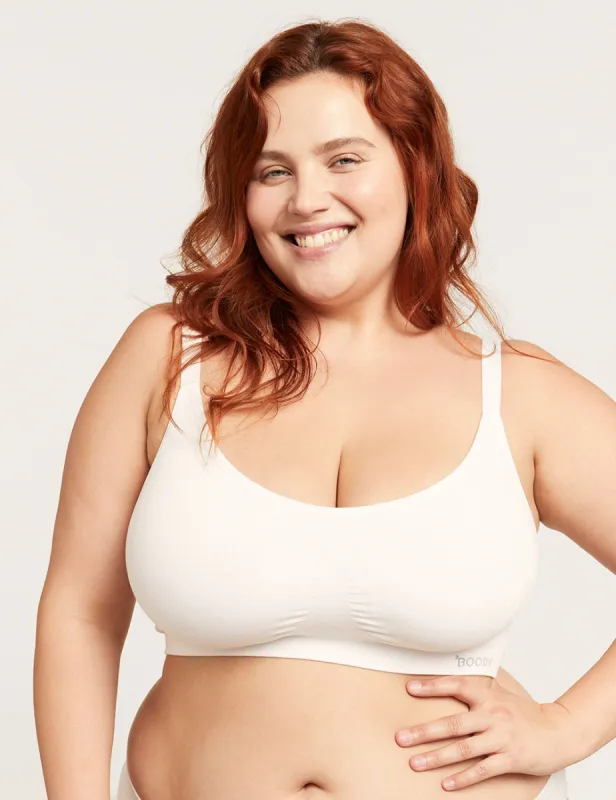 Full Bust Wireless Bra - White sold by Boody Eco Wear