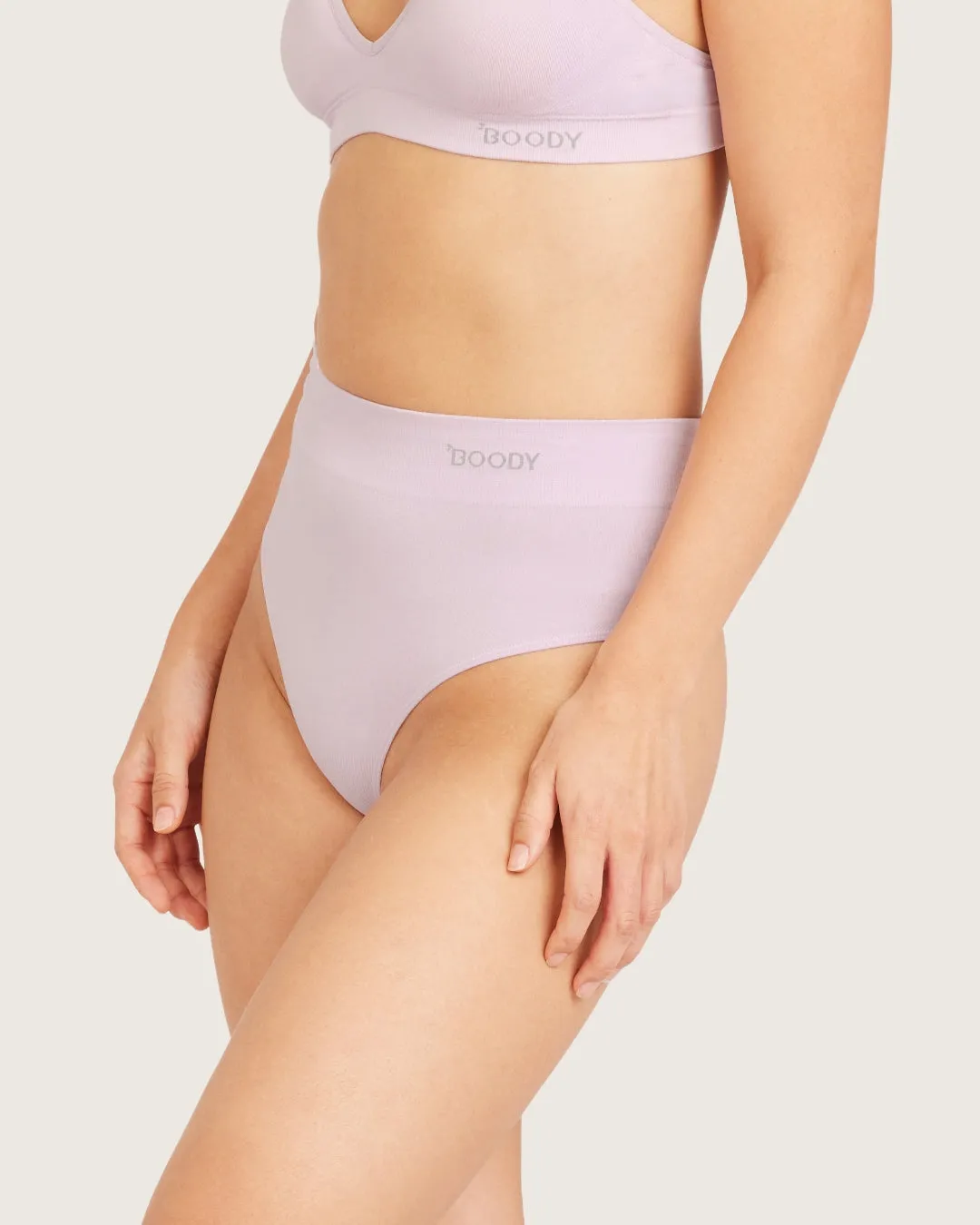 High Waist G-String - Orchid sold by Boody Eco Wear product image thumbnail 3