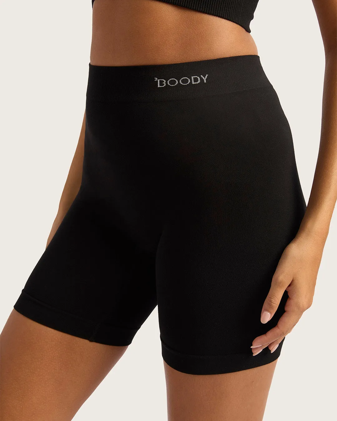 Seamfree Undershorts 6" - Black sold by Boody Eco Wear product image thumbnail 4