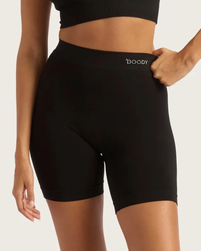 Seamfree Undershorts 6" - Black made by Boody Eco Wear