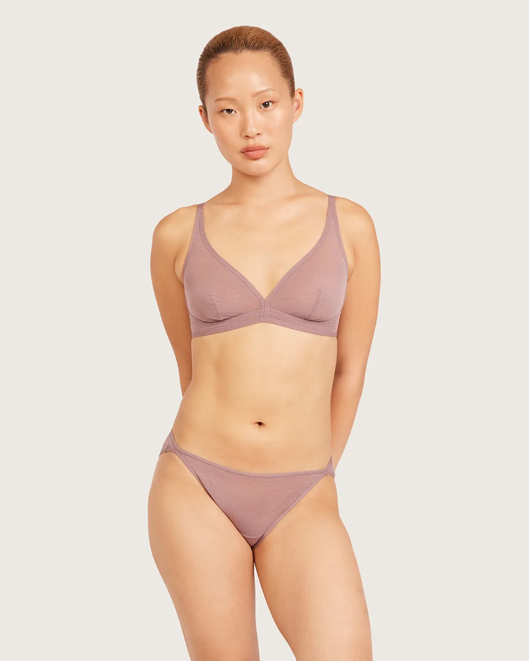 FreeMesh Bikini - Mauve sold by Boody Eco Wear product image thumbnail 5