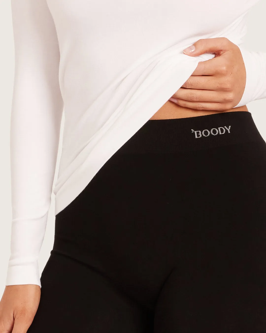 Base Layer 3/4 Leggings - Black sold by Boody Eco Wear product image thumbnail 5