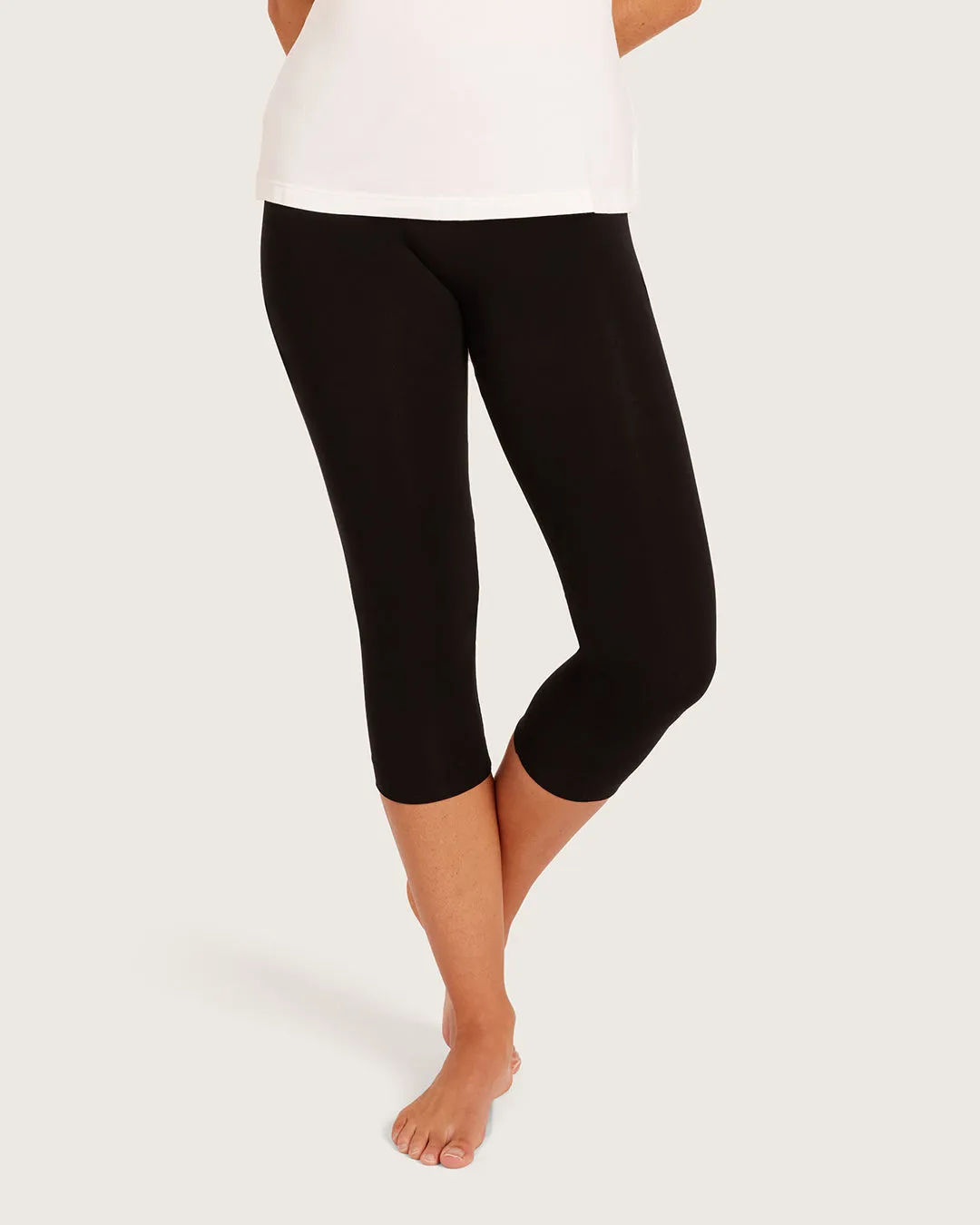 Base Layer 3/4 Leggings - Black sold by Boody Eco Wear product image thumbnail 2