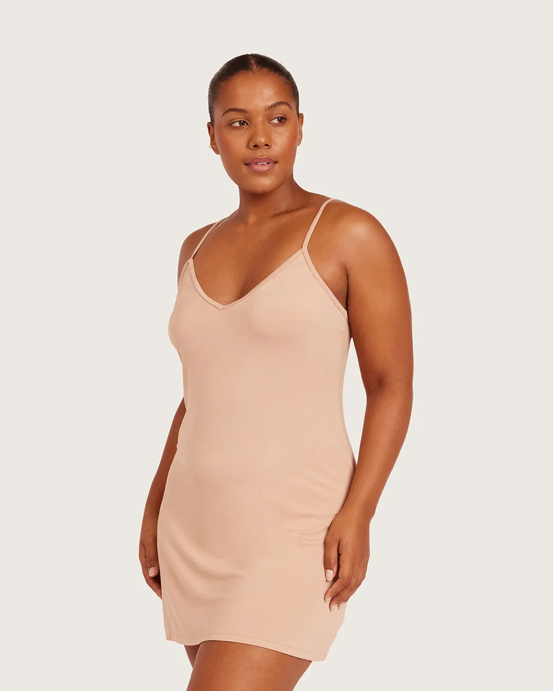 Base Layer V-Neck Slip-Almond sold by Boody Eco Wear product image thumbnail 2