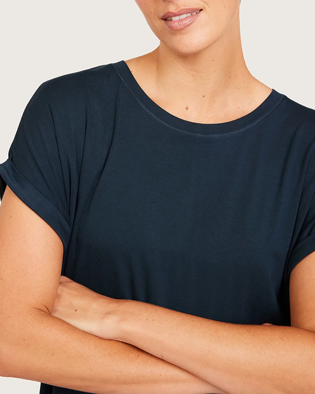 Downtime Lounge Top - Midnight sold by Boody Eco Wear product image thumbnail 4
