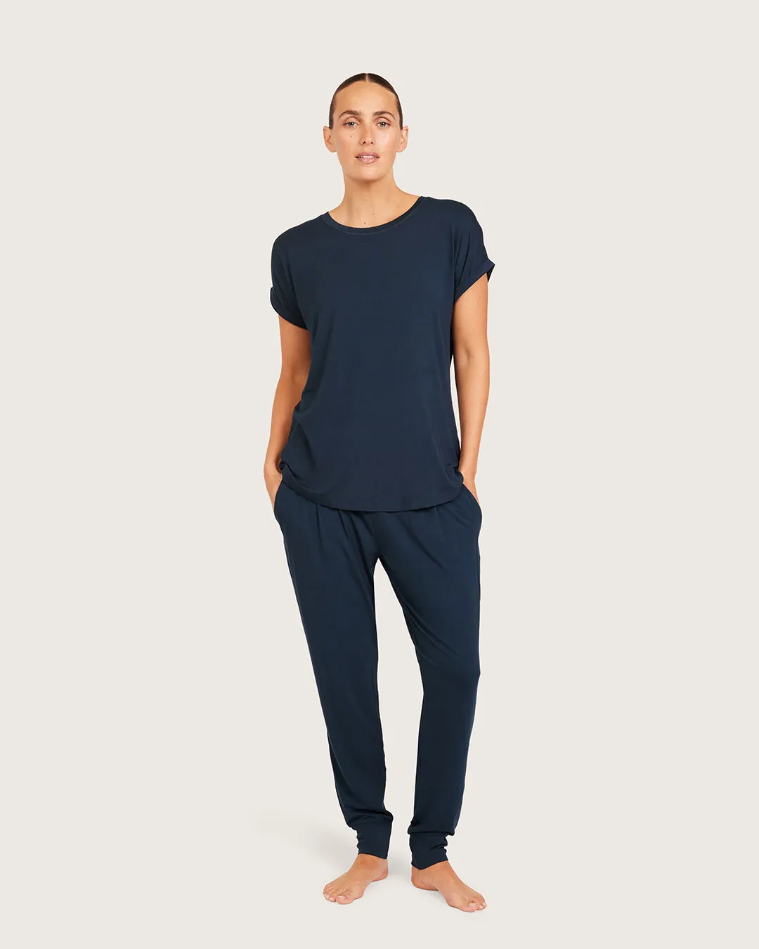 Downtime Lounge Top - Midnight sold by Boody Eco Wear product image thumbnail 5