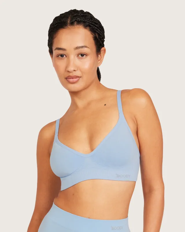 Wireless T-Shirt Bra - Sky Blue made by Boody Eco Wear